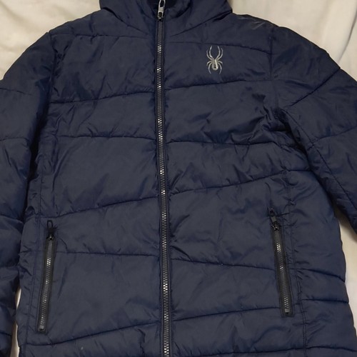 Spyder kids blue puffer - puffer, jacket